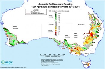 Aust Soil Moisture 190415